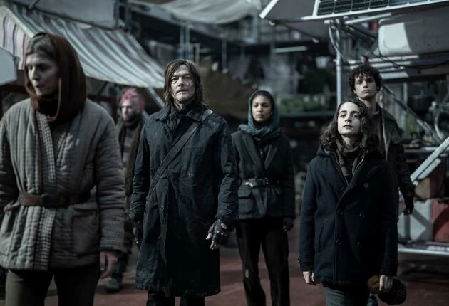 Кадр из 1 сезона сериала Ходячие мертвецы Дэрил Диксон