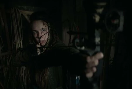 Момент из сериала Ходячие мертвецы Дэрил Диксон